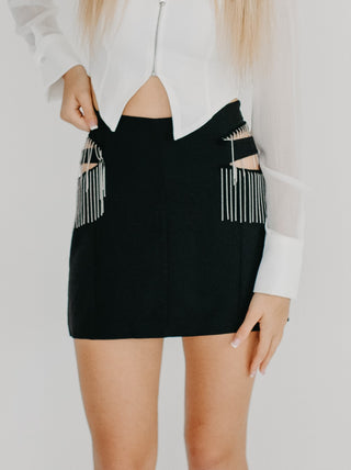 Fringe Chain Skirt
